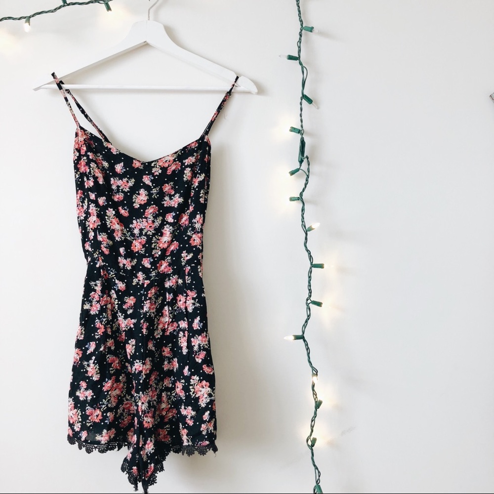 Bershka floral romper